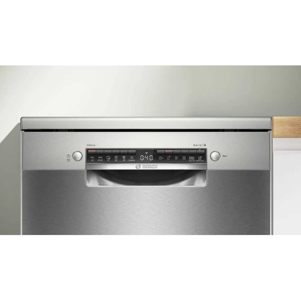 מדיח כלים רחב BOSCH דגם SMS4HKI07E בוש דמוי נירוסטה - תמונה 6