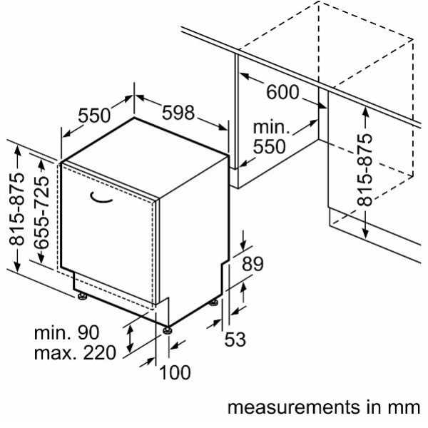 מדיח כלים רחב אינטגרלי מלא BOSCH דגם SMV4ENX06E בוש - תמונה 4
