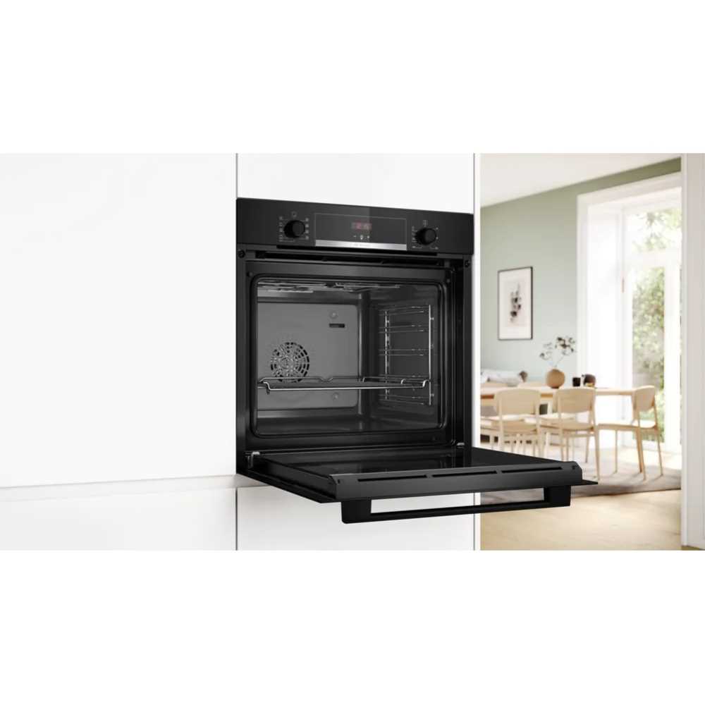 תנור בנוי BOSCH דגם HBA534BB3 בוש שחור - תמונה 3
