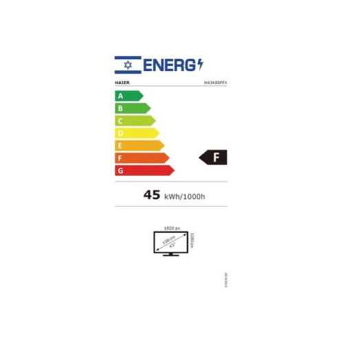מסך "HAIER FHD SMART 43 דגם H43K85FFX האייר - תמונה 4