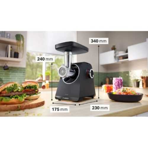 מטחנת בשר BOSCH דגם MFWS430B בוש  - תמונה 13