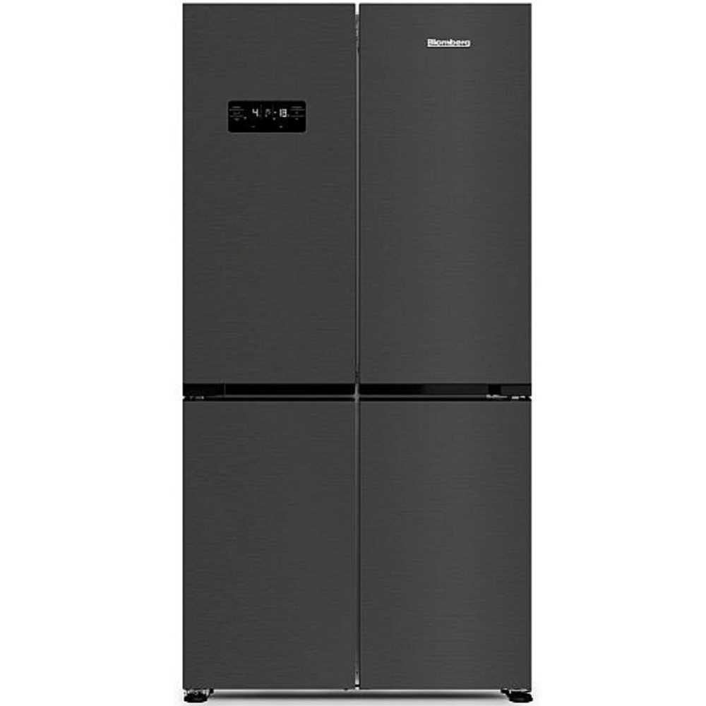 מקרר 4 דלתות Blomberg דגם KQD1638XBR בלומברג נירוסטה מושחרת - תמונה 1