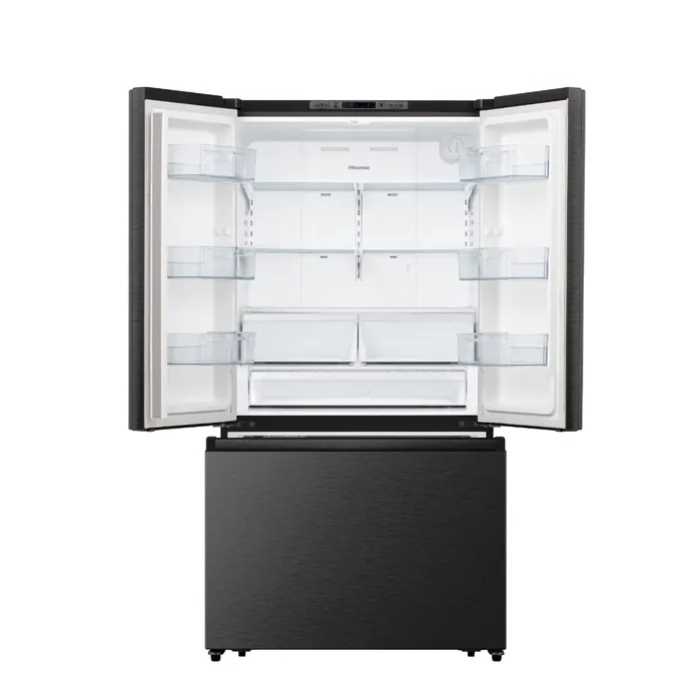 מקרר 3 דלתות HISENSE דגם RT-102B הייסנס נירוסטה שחורה - תמונה 2