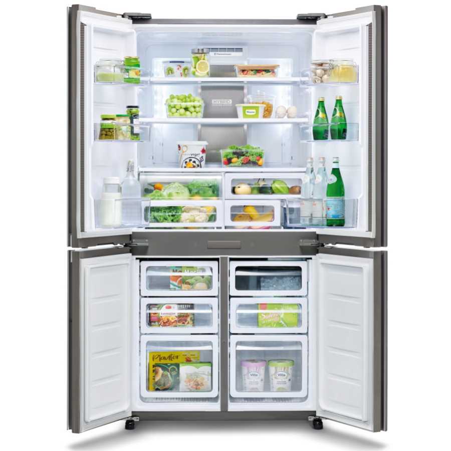 מקרר 4 דלתות SHARP דגם SJ-9270-SL שארפ נירוסטה מושחרת  - תמונה 4