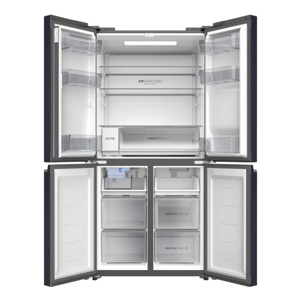 מקרר 4 דלתות HAIER דגם HRF-5800BS האייר אבן שחורה - תמונה 2