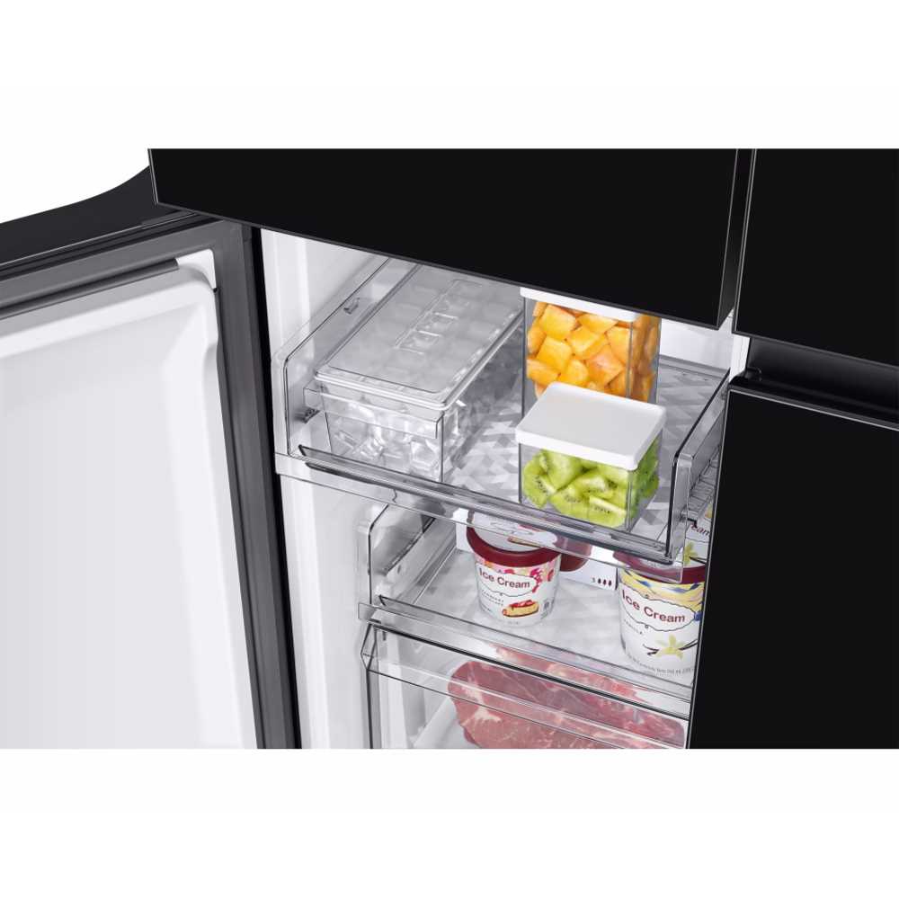 מקרר 4 דלתות SAMSUNG דגם RM70F63REB סמסונג שחור - תמונה 6