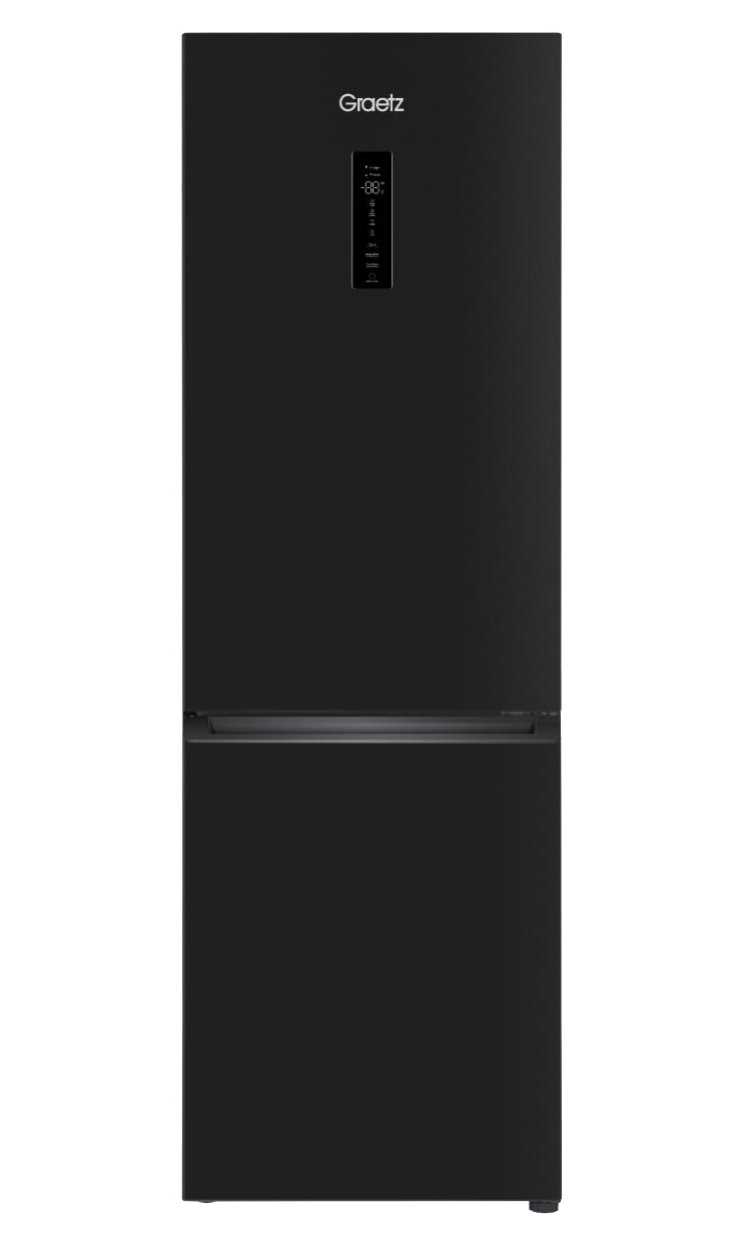 מקרר מקפיא תחתון GRAETZ דגם GR-3318-NFB שחור - תמונה 1