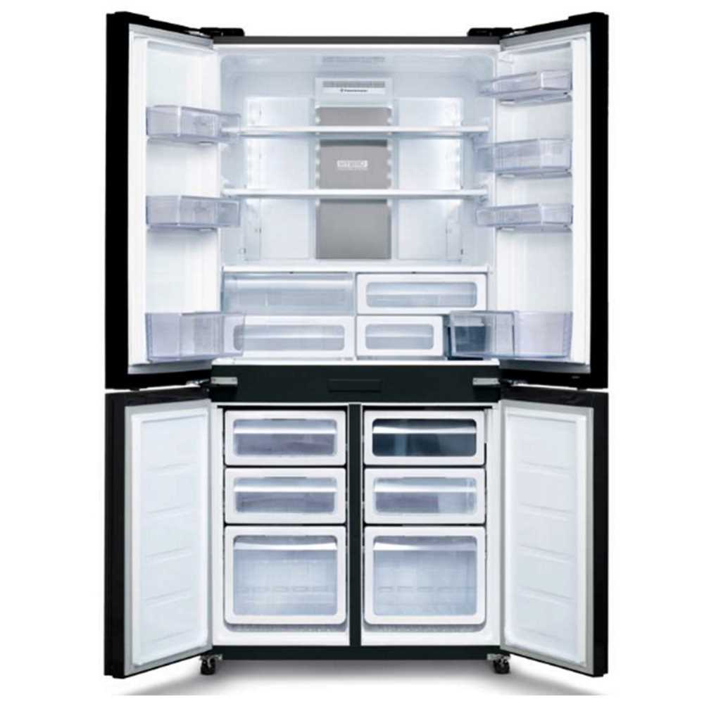 מקרר 4 דלתות זכוכית SHARP דגם SJ-8942WH שארפ לבן - תמונה 2