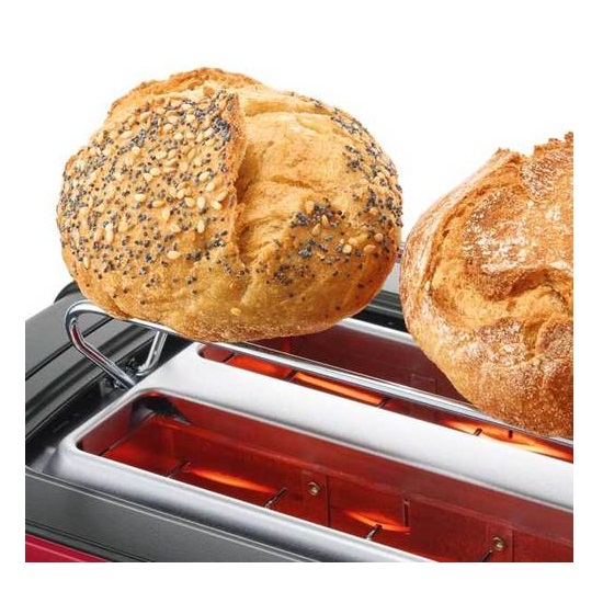 מצנם 2 פרוסות Bosch TAT6A114 אדום+אפור - תמונה 4 מצנם 2 פרוסות Bosch TAT6A114 אדום+אפור - תמונה 4