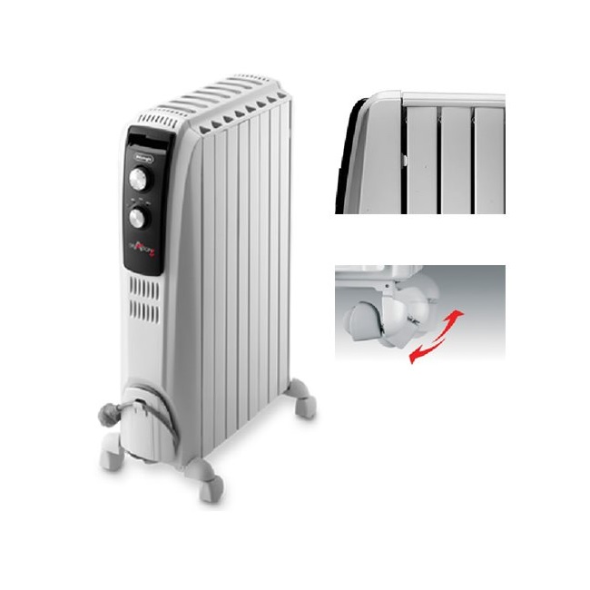 רדיאטור 8 צלעות DELONGHI דלונגי TRD-40820 - תמונה 2 רדיאטור 8 צלעות DELONGHI דלונגי TRD-40820 - תמונה 2