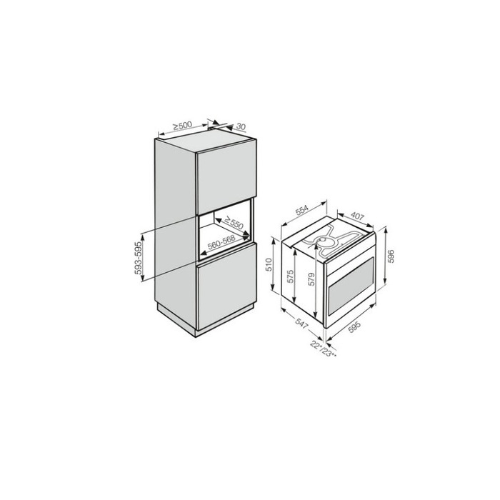תנור בנוי Miele מילה H2661B BLACK שחור - תמונה 2 תנור בנוי Miele מילה H2661B BLACK שחור - תמונה 2