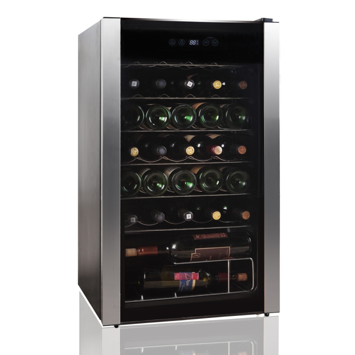 מקרר יין 28 בקבוקים Midea HS-125WEN - תמונה 1 מקרר יין 28 בקבוקים Midea HS-125WEN - תמונה 1