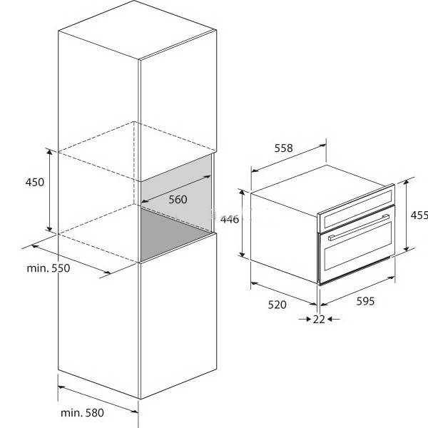 FMRBI66ME/BR סכימת התקנה