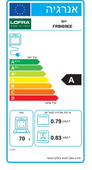 תנור בנוי Lofra FRBI69EE - תמונה 3
