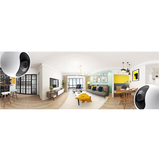 מצלמת אבטחה WIFI מבית XIAOMI דגם Mi Home Security Camera 360° - תמונה 4 מצלמת אבטחה WIFI מבית XIAOMI דגם Mi Home Security Camera 360° - תמונה 4