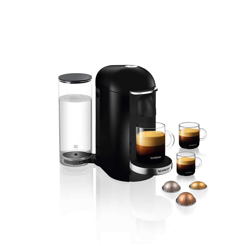 מכונת קפה VertuoPlus מבית NESPRESSO דגם GBC2 בגוון שחור - תמונה 1 מכונת קפה VertuoPlus מבית NESPRESSO דגם GBC2 בגוון שחור - תמונה 1