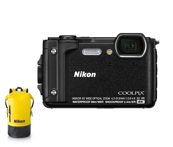 מצלמה Nikon Coolpix W300 BK ניקון +תיק - תמונה 2 מצלמה Nikon Coolpix W300 BK ניקון +תיק - תמונה 2