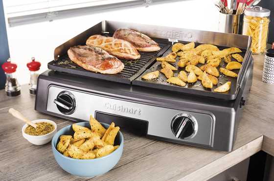 Cuisinart פלאנצ'ה גריל חשמלית מקצועית דגם PL50E - תמונה 3 Cuisinart פלאנצ'ה גריל חשמלית מקצועית דגם PL50E - תמונה 3