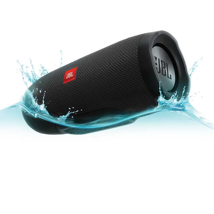 רמקול נייד JBL Charge 3 - שחור - תמונה 1 רמקול נייד JBL Charge 3 - שחור - תמונה 1