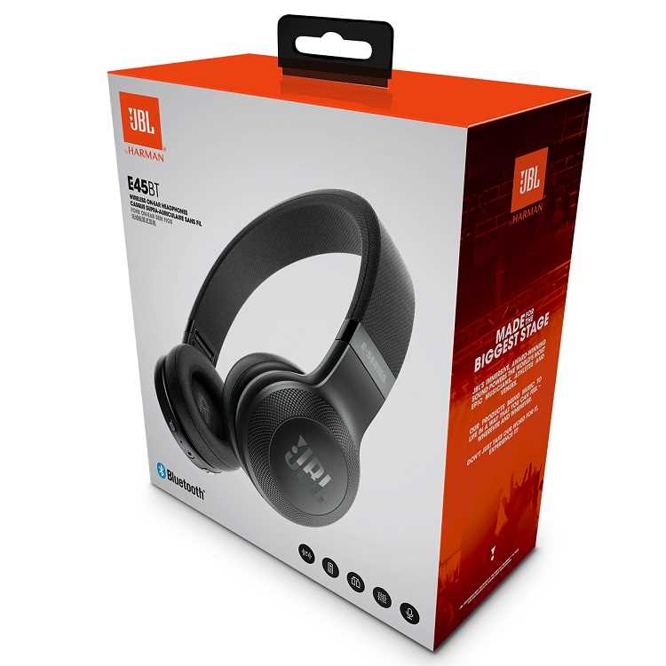 אוזניות JBL E45BT Bluetooth - תמונה 4 אוזניות JBL E45BT Bluetooth - תמונה 4
