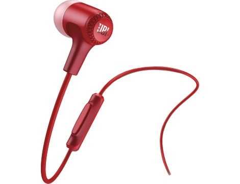 אוזניות ‏חוטיות JBL E15 - אדום - תמונה 3