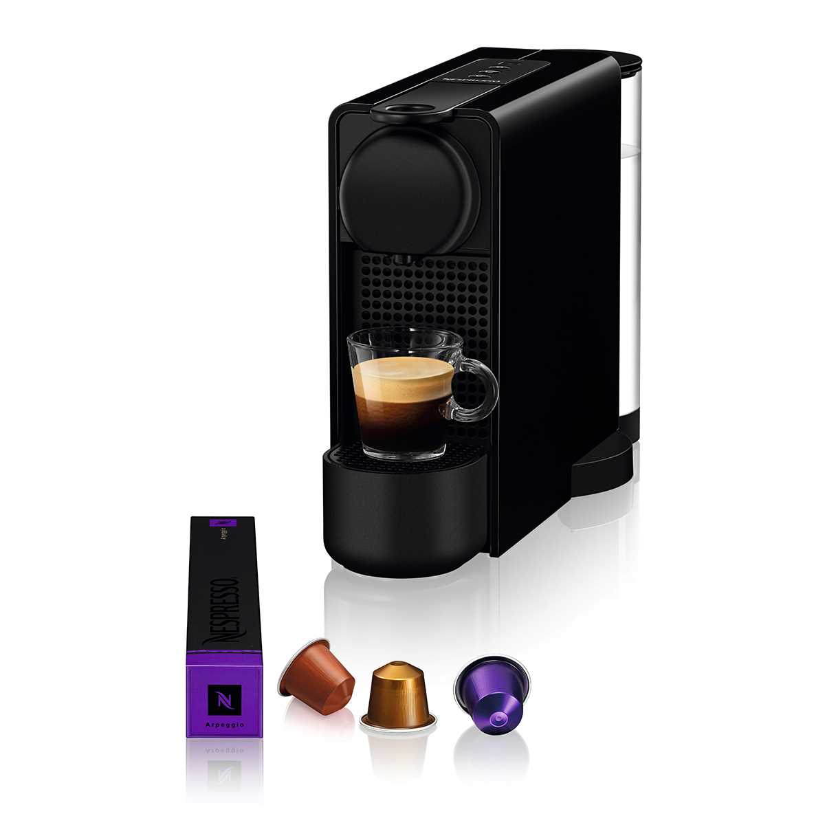 מכונת קפה NESPRESSO Essenza Plus C45 - צבע שחור - תמונה 1 מכונת קפה NESPRESSO Essenza Plus C45 - צבע שחור - תמונה 1