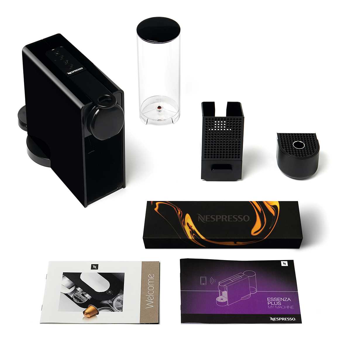 מכונת קפה NESPRESSO Essenza Plus C45 - צבע שחור - תמונה 6 מכונת קפה NESPRESSO Essenza Plus C45 - צבע שחור - תמונה 6
