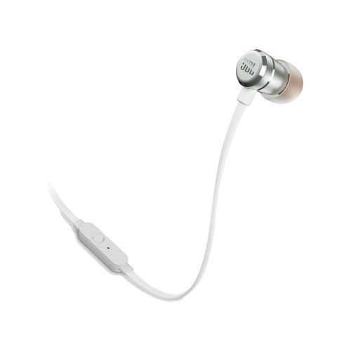 אוזניות חוטיות JBL T290 - כסוף לבן - תמונה 1 אוזניות חוטיות JBL T290 - כסוף לבן - תמונה 1