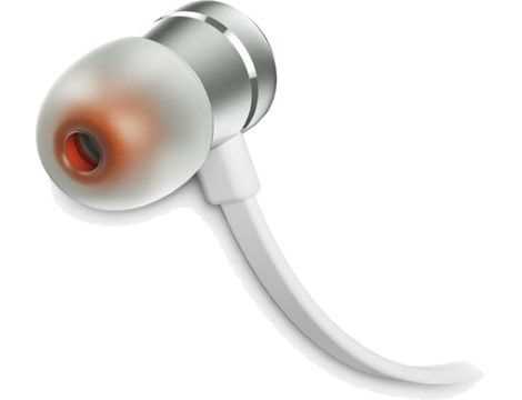 אוזניות חוטיות JBL T290 - כסוף לבן - תמונה 2 אוזניות חוטיות JBL T290 - כסוף לבן - תמונה 2