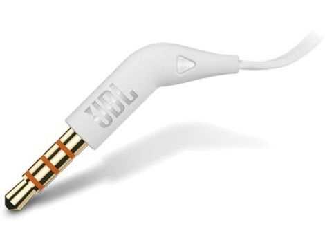 אוזניות חוטיות JBL T210 - כסף/לבן - תמונה 4 אוזניות חוטיות JBL T210 - כסף/לבן - תמונה 4
