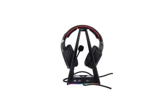 מעמד לאוזניות עם תאורת RGB דגם Dragon GPDRA-HSS - תמונה 2 מעמד לאוזניות עם תאורת RGB דגם Dragon GPDRA-HSS - תמונה 2