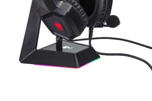 מעמד לאוזניות עם תאורת RGB דגם Dragon GPDRA-HSS - תמונה 3 מעמד לאוזניות עם תאורת RGB דגם Dragon GPDRA-HSS - תמונה 3