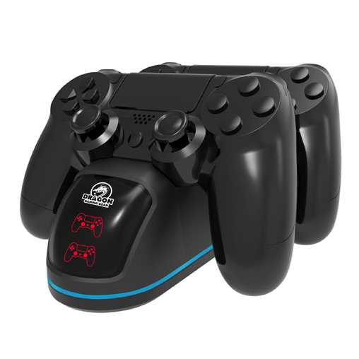 תחנת עגינה וטעינה לבקרי PS4 דגם Dragon GPS4-XCPRO - תמונה 1 תחנת עגינה וטעינה לבקרי PS4 דגם Dragon GPS4-XCPRO - תמונה 1