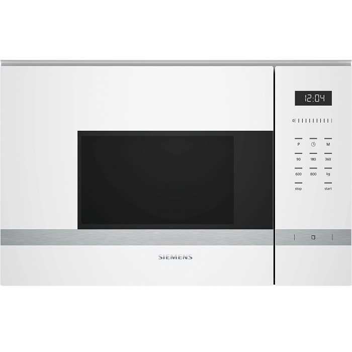 מיקרוגל ללא גריל Siemens BF525LMW0 20 ליטר סימנס - תמונה 1 מיקרוגל ללא גריל Siemens BF525LMW0 20 ליטר סימנס - תמונה 1