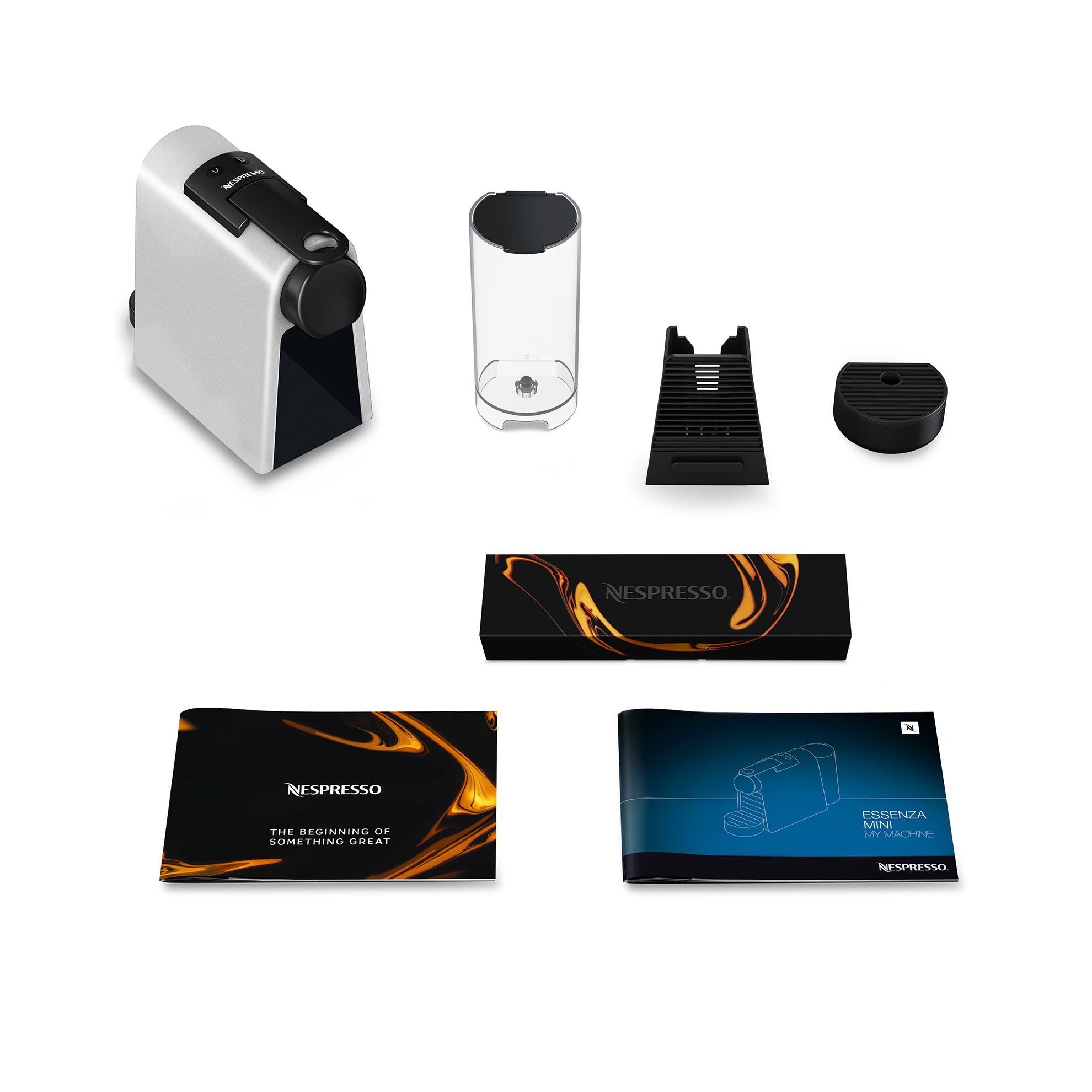 מכונת אספרסו Nespresso Essenza Mini D30 נספרסו בגוון כסוף מט (מהדורה מוגבלת) - תמונה 5 מכונת אספרסו Nespresso Essenza Mini D30 נספרסו בגוון כסוף מט (מהדורה מוגבלת) - תמונה 5