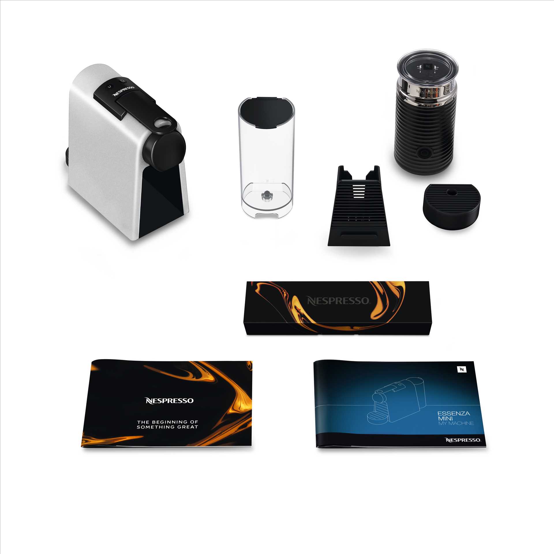 מכונת אספרסו Nespresso Essenza Mini D30 נספרסו בגוון כסוף מט (מהדורה מוגבלת) כולל מקציף חלב ארוצ'ינו - תמונה 6 מכונת אספרסו Nespresso Essenza Mini D30 נספרסו בגוון כסוף מט (מהדורה מוגבלת) כולל מקציף חלב ארוצ'ינו - תמונה 6