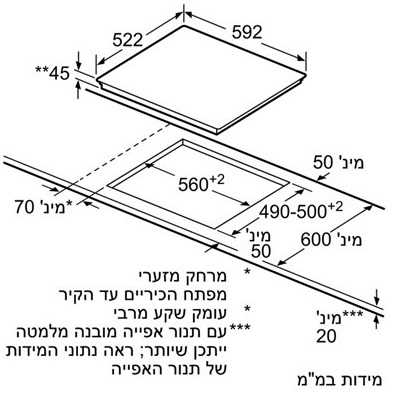 כיריים חשמליות Siemens ET651FN17E/Y סימנס - תמונה 3 כיריים חשמליות Siemens ET651FN17E/Y סימנס - תמונה 3
