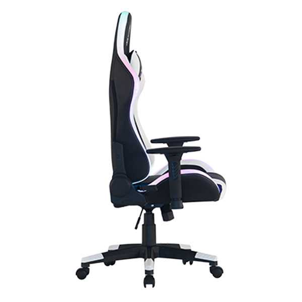 כיסא גיימינג Dragon Space Gaming Chair עם תאורה RGB - צבע לבן - תמונה 8