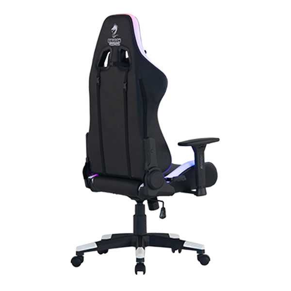 כיסא גיימינג Dragon Space Gaming Chair עם תאורה RGB - צבע לבן - תמונה 9