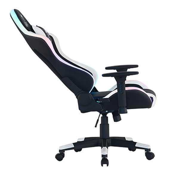 כיסא גיימינג Dragon Space Gaming Chair עם תאורה RGB - צבע לבן - תמונה 10