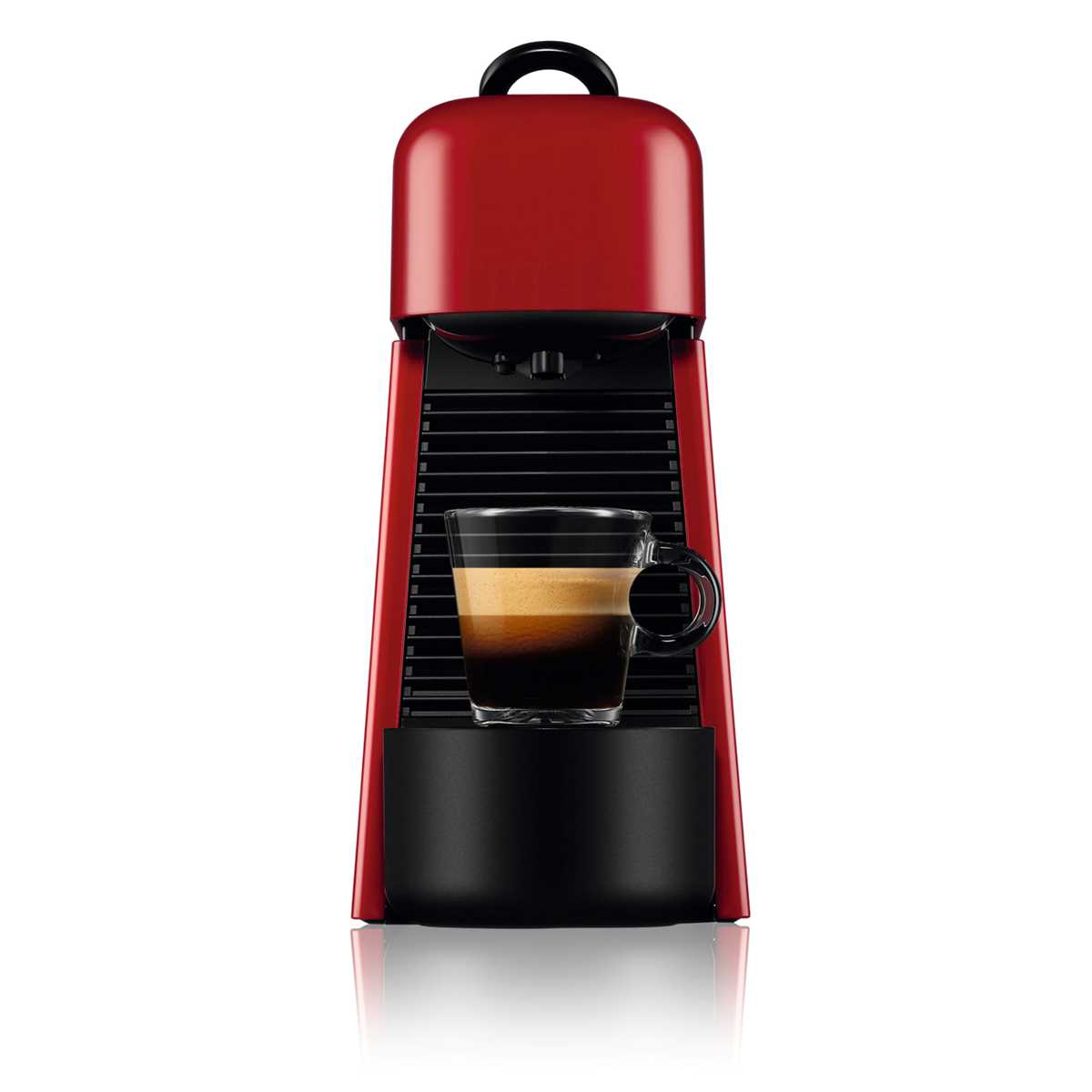 מכונת אספרסו Nespresso Essenza D45 Plus נספרסו כולל מקצף חלב - צבע אדום - תמונה 3 מכונת אספרסו Nespresso Essenza D45 Plus נספרסו כולל מקצף חלב - צבע אדום - תמונה 3