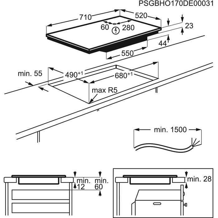 כיריים אינדוקציה AEG IKE74471FB - תמונה 5