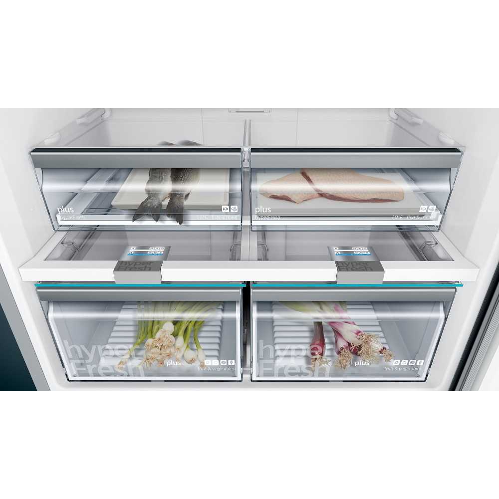 מקרר מקפיא תחתון Siemens KG86NAI31L 617 ליטר סימנס - תמונה 4 מקרר מקפיא תחתון Siemens KG86NAI31L 617 ליטר סימנס - תמונה 4