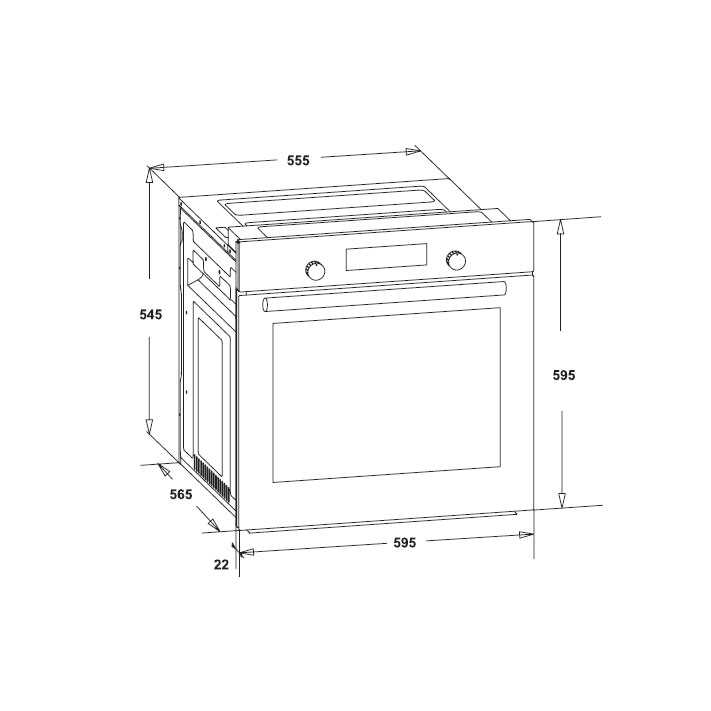 תנור בנוי Fujicom FJ-BIRT8B פוג'יקום - תמונה 2 תנור בנוי Fujicom FJ-BIRT8B פוג'יקום - תמונה 2