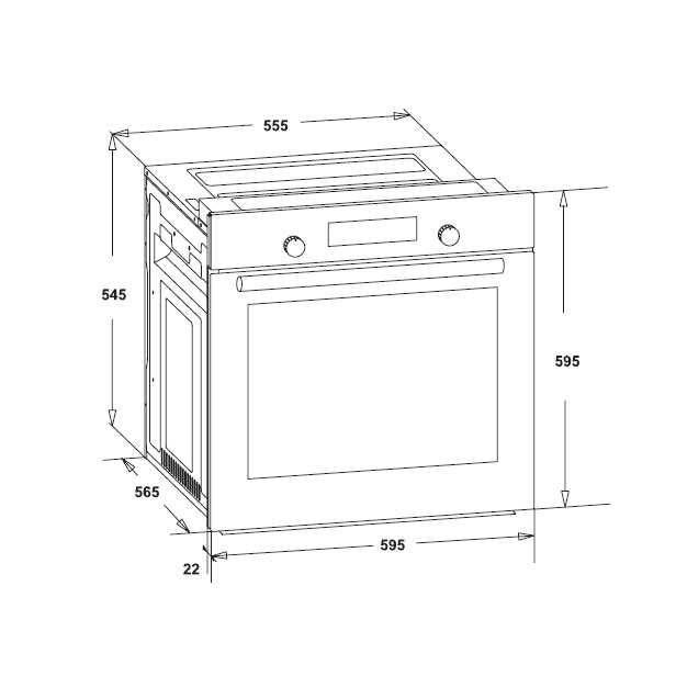 תנור בנוי Fujicom FJ-BIRT9CK פוג'יקום - תמונה 2 תנור בנוי Fujicom FJ-BIRT9CK פוג'יקום - תמונה 2