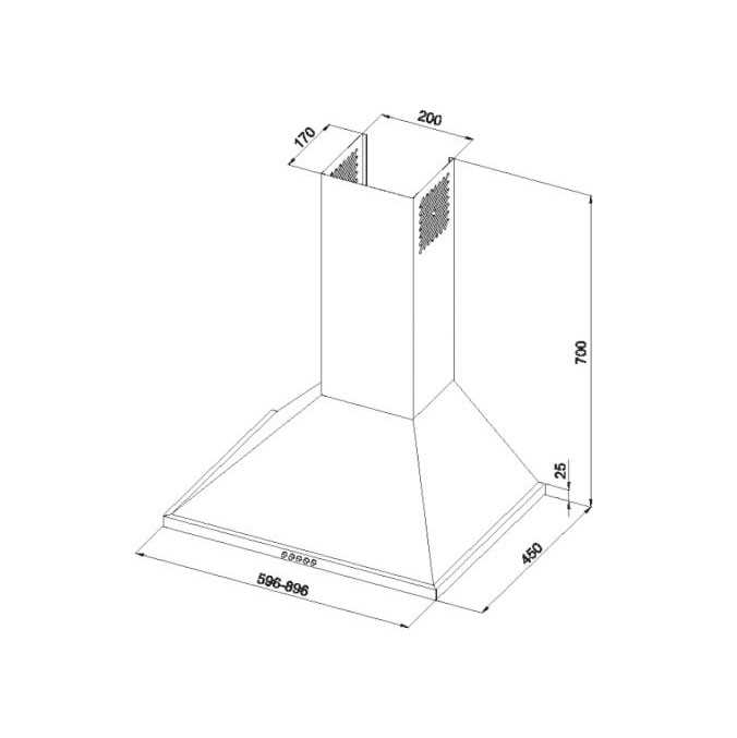 קולט אדים ארובה Fujicom FJCHRT60B פוג'יקום - תמונה 2 קולט אדים ארובה Fujicom FJCHRT60B פוג'יקום - תמונה 2