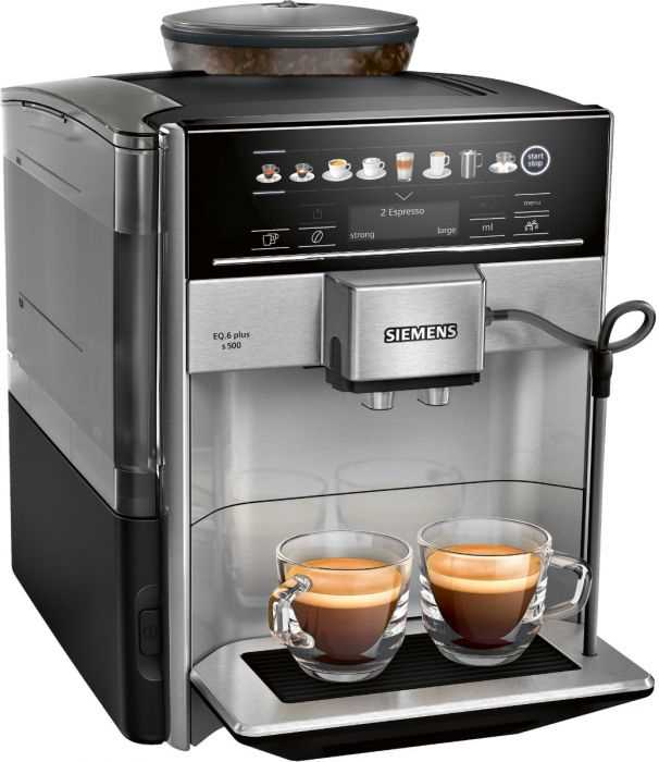 מכונת אספרסו Siemens TE655203RW EQ.6 plus s500 סימנס - תמונה 1 מכונת אספרסו Siemens TE655203RW EQ.6 plus s500 סימנס - תמונה 1