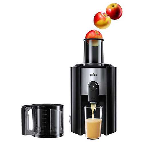 מסחטת פירות קשים וירקות Braun J500 בראון - תמונה 1 מסחטת פירות קשים וירקות Braun J500 בראון - תמונה 1