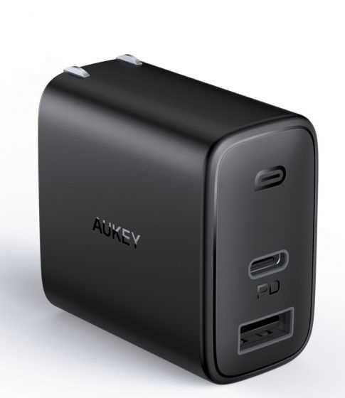 מטען מהיר מיני AUKEY USB+PD 30W - תמונה 2 מטען מהיר מיני AUKEY USB+PD 30W - תמונה 2