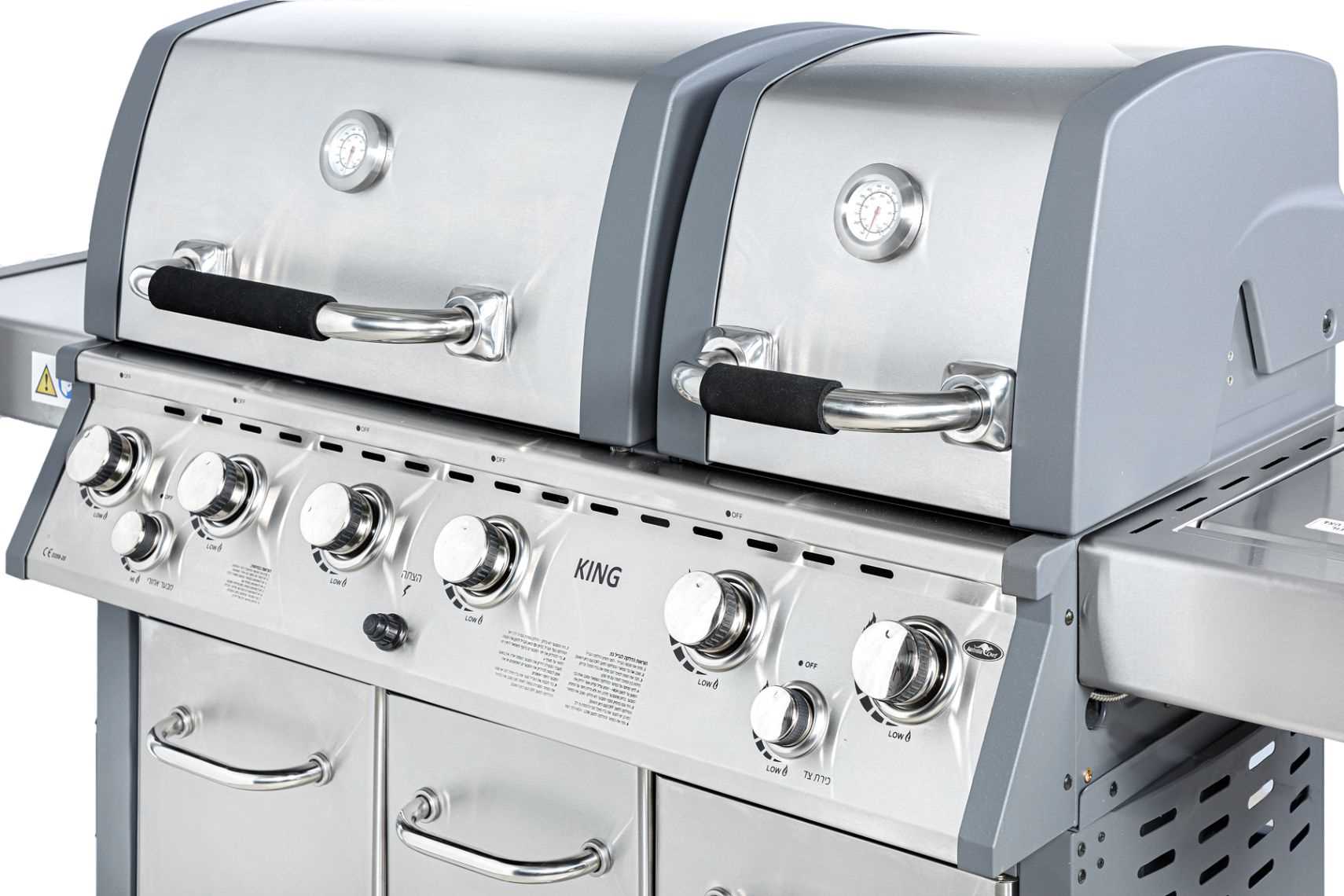 גריל גז מפואר 6 מבערים+כירת צד דגם: KING-6 AY437 מבית Australia Chef - תמונה 3 גריל גז מפואר 6 מבערים+כירת צד דגם: KING-6 AY437 מבית Australia Chef - תמונה 3